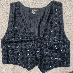 Vintage Sequined Vest
